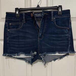American Eagle Outfitters Women's Deep Indigo Jean Shorts